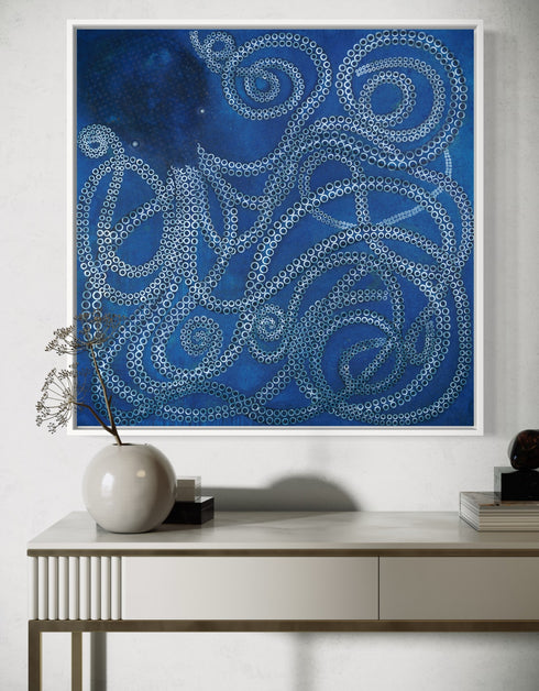 Kracken | Framed Giclee Print on Canvas